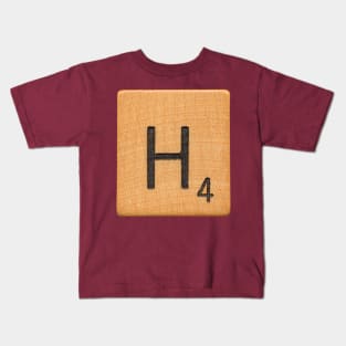 Scrabble Letter 'H' Kids T-Shirt